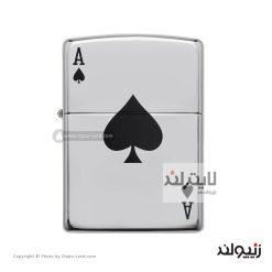 فندک زیپو مدل Simple Spade Design کد 24011