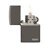 فندک زیپو مدل Black Ice کد 150zl 5 150zl Classic Black Ice Zippo Logo 2