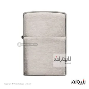 فندک زیپو مدل Armor Brushed Chrome کد 162
