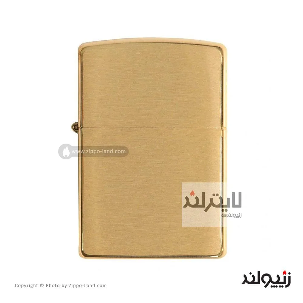 فندک زیپو Armor Brushed Brass کد 168