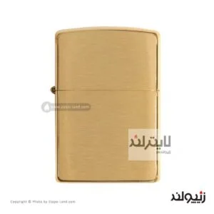 فندک زیپو مدل Armor Brushed Brass کد 168