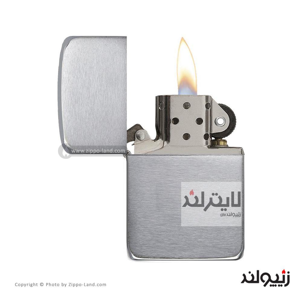 فندک زیپو مدل Brushed Chrome 1941 Replica کد 1941 2 فندک زیپو مدل Brushed Chrome 1941 Replica کد 1941 - Image 2