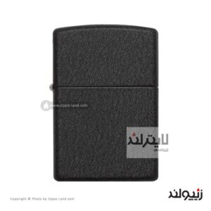 فندک زیپو مدل Black Crackle کد 236