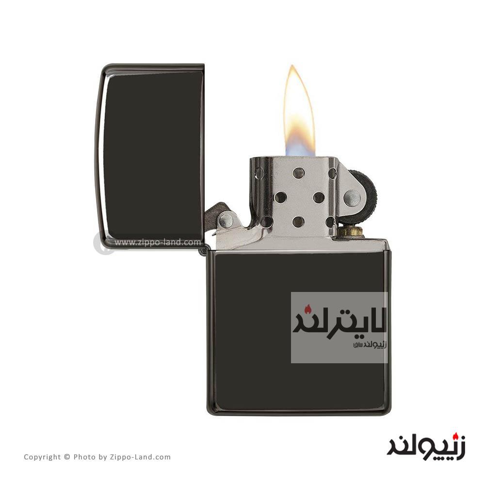 فندک زیپو مدل Classic High Polish Black کد 24756 2 فندک زیپو مدل Classic High Polish Black کد 24756 - Image 2