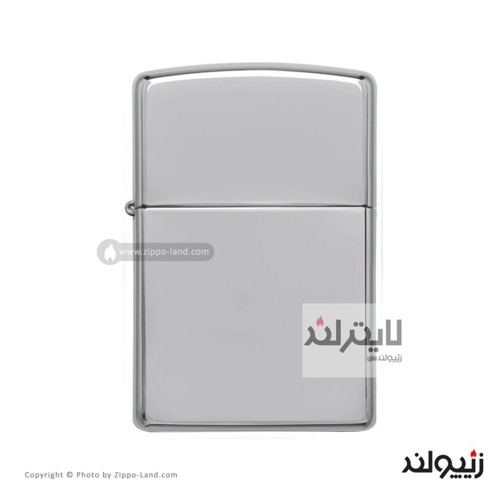 فندک زیپو مدل High Polish Chrome کد 250 1 فندک زیپو مدل High Polish Chrome کد 250