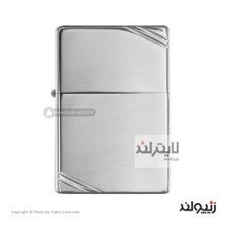 فندک زیپو مدل High Polish Chrome Vintage With Slashes