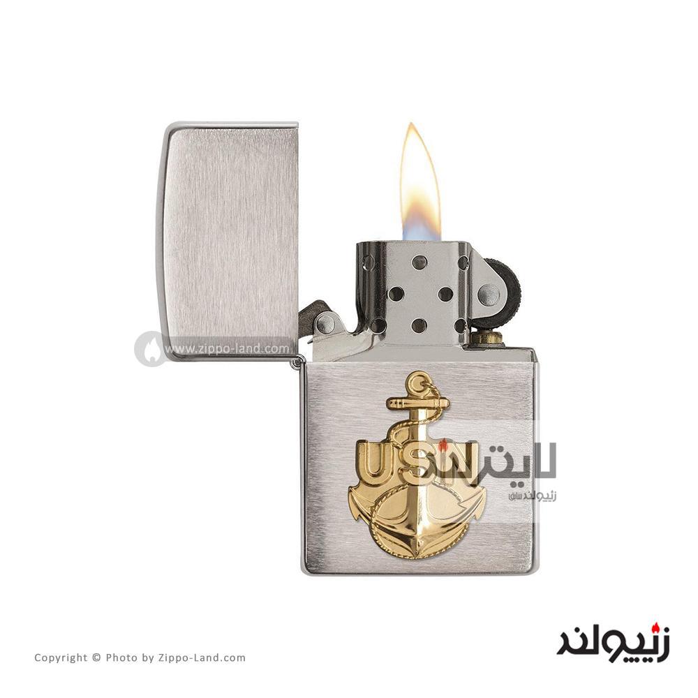 فندک زیپو مدل U.S Navy کد 280anc 2 فندک زیپو مدل U.S Navy کد 280anc - Image 2