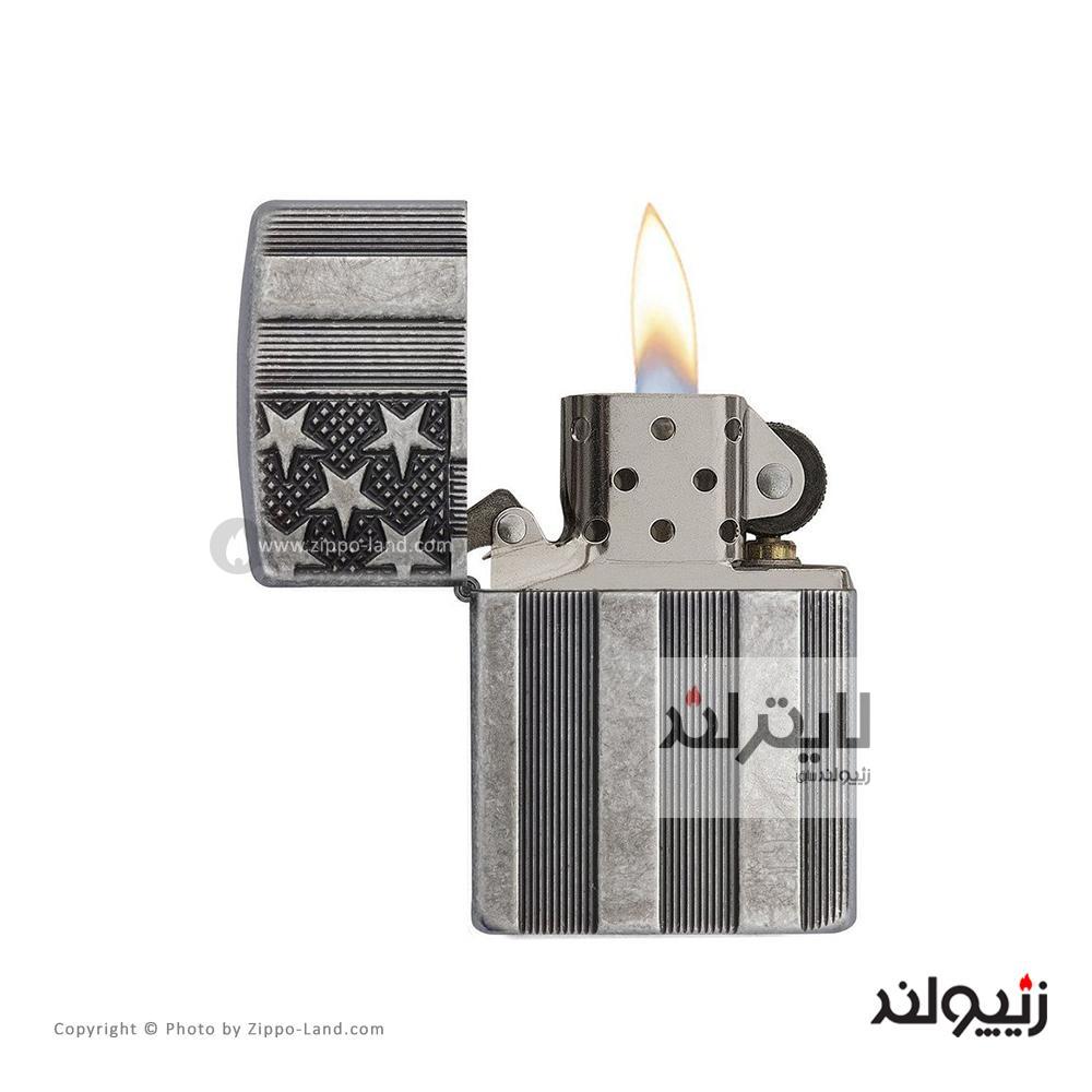 فندک زیپو مدل Flag Armor کد 28974 2 فندک زیپو مدل Flag Armor کد 28974 - Image 2