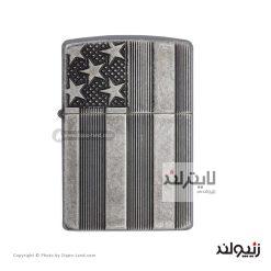 فندک زیپو مدل Flag Armor کد 28974