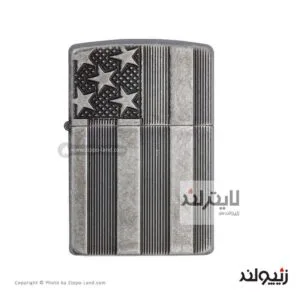 فندک زیپو مدل Flag Armor کد 28974