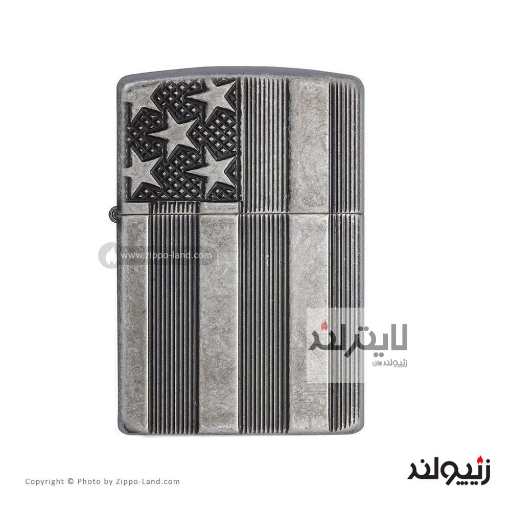 فندک زیپو مدل Flag Armor کد 28974 1 فندک زیپو مدل Flag Armor کد 28974