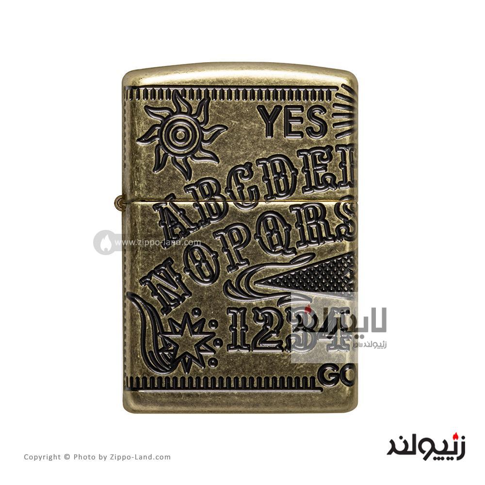 فندک زیپو مدل Ouija Board Design کد 49001 1 فندک زیپو مدل Ouija Board Design کد 49001