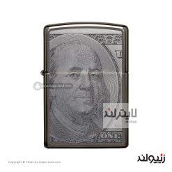 فندک زیپو مدل Currency Design کد 49025