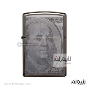 فندک زیپو مدل Currency Design کد 49025