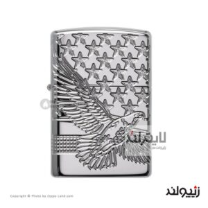 فندک زیپو مدل Hexagon Design کد 49021