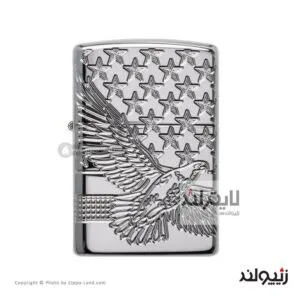 فندک زیپو مدل Hexagon Design کد 49021