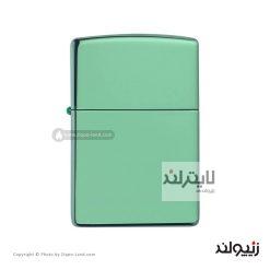 فندک زیپو مدل Classic High Polish Green کد 28129
