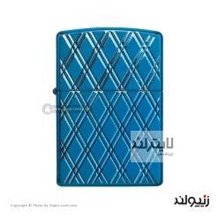 فندک زیپو مدل Armor High Polish Blue Diamonds کد 29964