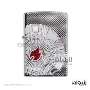 فندک زیپو مدل Armor Poker Chip Design کد 49058