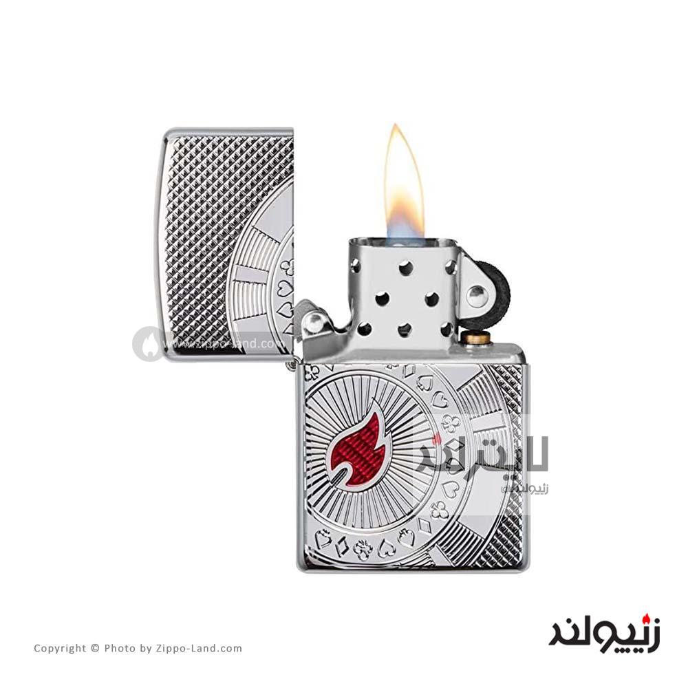 فندک زیپو مدل Armor Poker Chip Design کد 49058 2 فندک زیپو مدل Armor Poker Chip Design کد 49058 - Image 2