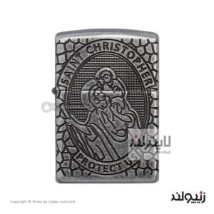 فندک زیپو مدل Armor ST.Christopher Metal کد 49160