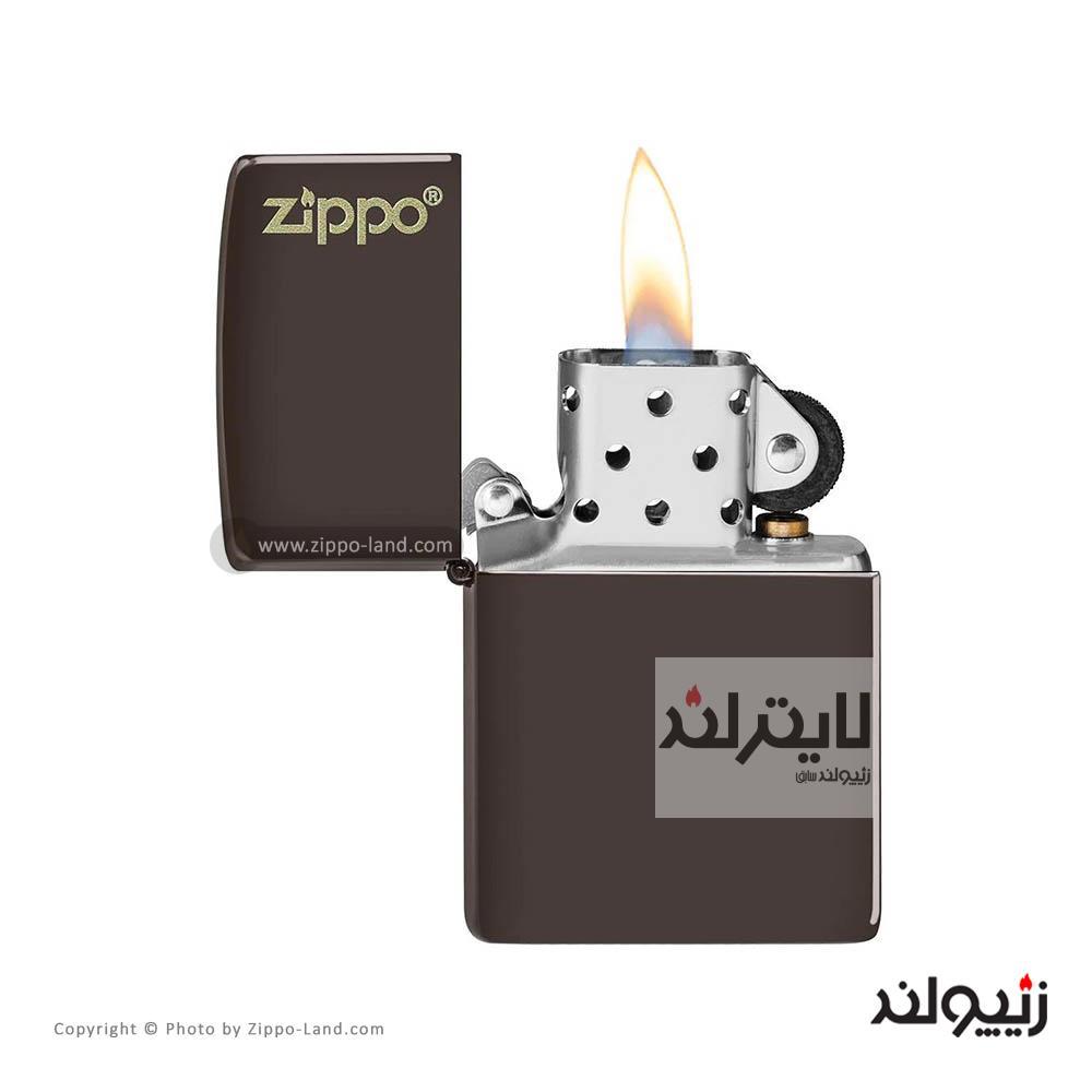 فندک زیپو مدل Classic Brown Zippo Logo کد 49180zl 2 فندک زیپو مدل Classic Brown Zippo Logo کد 49180zl - Image 2