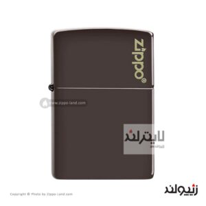 فندک زیپو مدل Classic Brown Zippo Logo کد 49180zl