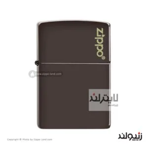 فندک زیپو مدل Classic Brown Zippo Logo کد 49180zl