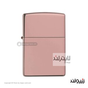 فندک زیپو مدل Classic High Polish Rose Gold کد 49190
