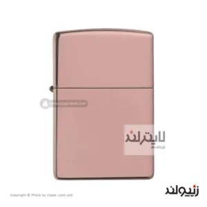 فندک زیپو مدل Classic High Polish Rose Gold کد 49190