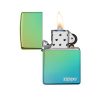 فندک زیپو مدل Classic High Polish Teal Zippo Logo کد 49191zl 5 49191zl Classic High Polish Teal Zippo Logo 2