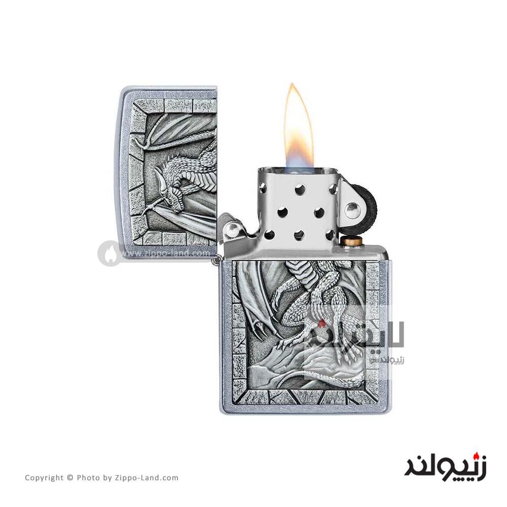 فندک زیپو مدل Dragon Emblem Design کد 49296 2 فندک زیپو مدل Dragon Emblem Design کد 49296 - Image 2