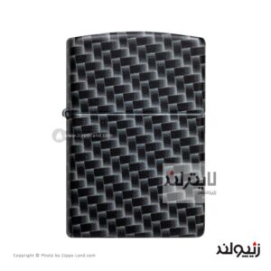 فندک زیپو مدل Carbon Fiber Design کد 49356