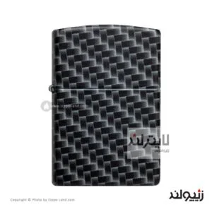 فندک زیپو مدل Carbon Fiber Design کد 49356
