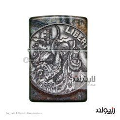 فندک زیپو مدل Pirate Coin Design کد 49343