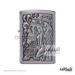 فندک زیپو مدل Skull and Angel Emblem Design کد 49442