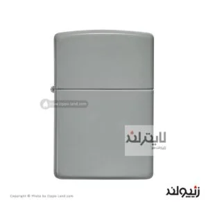 فندک زیپو مدل Classic Flat Gray کد 49452