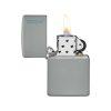 49452ZL Classic Flat Grey Zippo Logo 2