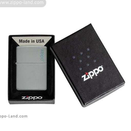 49452ZL Classic Flat Grey Zippo Logo 4