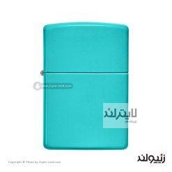فندک زیپو مدل Classic Flat Turquoise کد 49454
