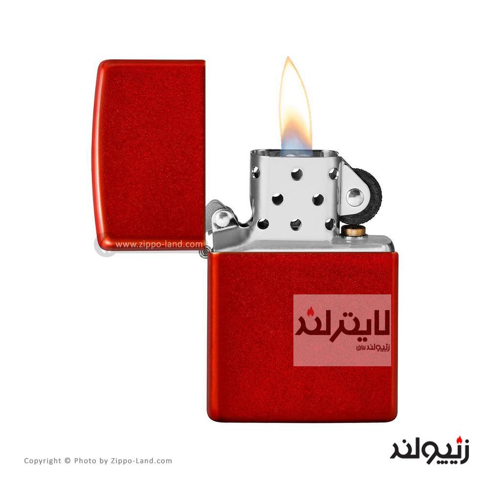 فندک زیپو مدل Classic Metallic Red کد 49475 2 فندک زیپو مدل Classic Metallic Red کد 49475 - Image 2