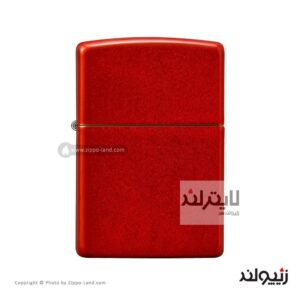 فندک زیپو مدل Classic Metallic Red کد 49475