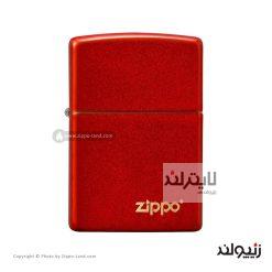 فندک زیپو مدل Classic Metallic Red Zippo Logo کد 49475zl