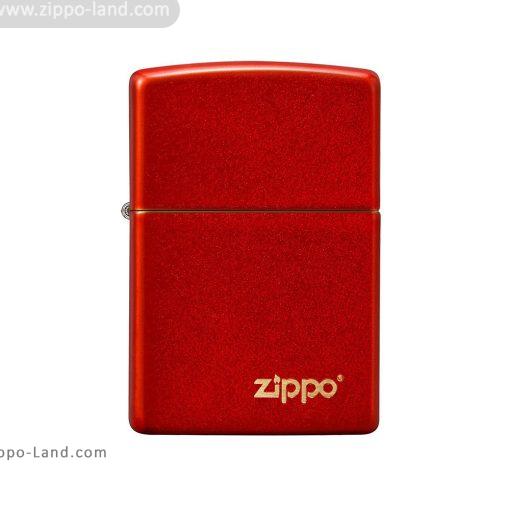 فندک زیپو مدل Classic Metallic Red Zippo Logo کد 49475zl