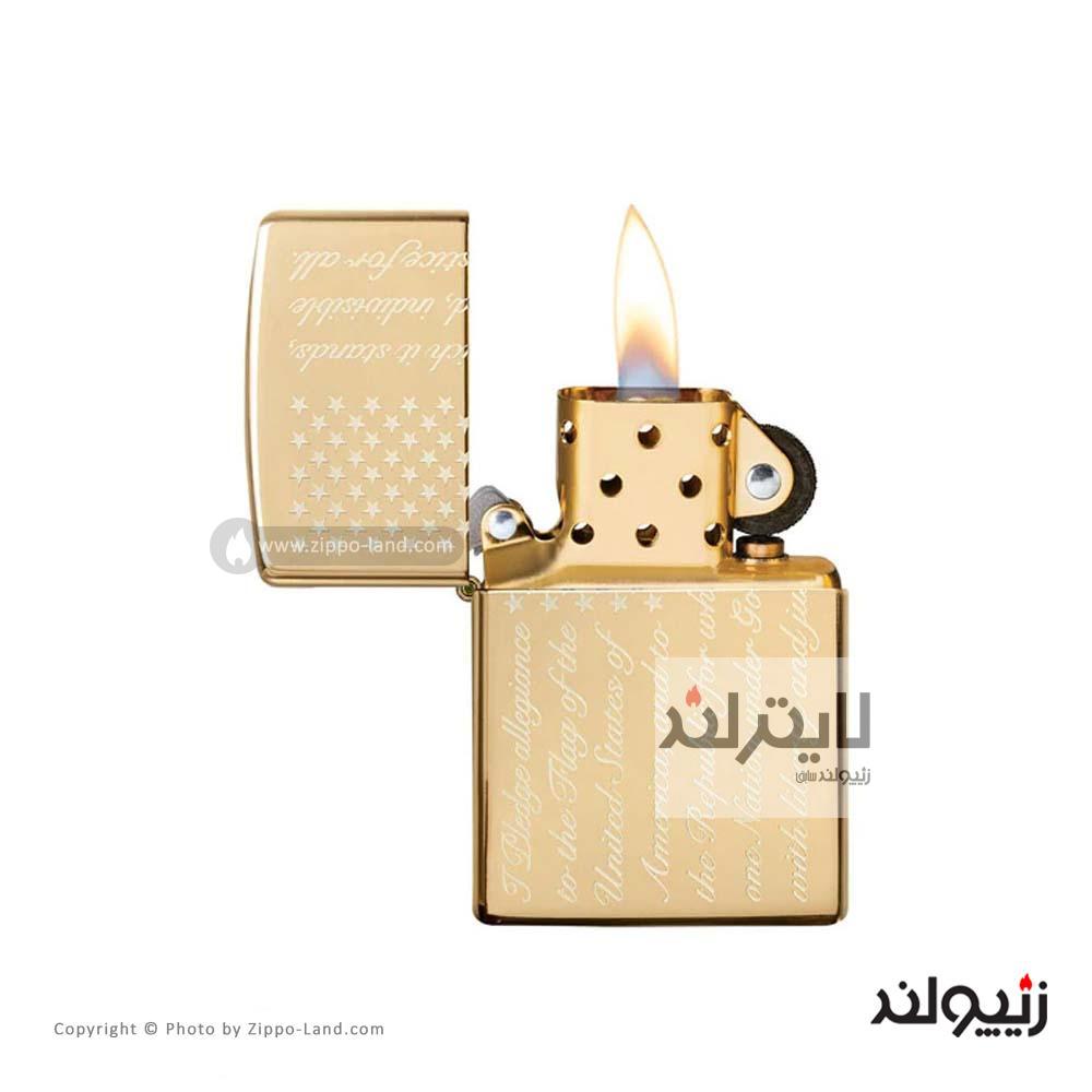 فندک زیپو مدل Pledge of Allegiance Design کد 49585 2 فندک زیپو مدل Pledge of Allegiance Design کد 49585 - Image 2