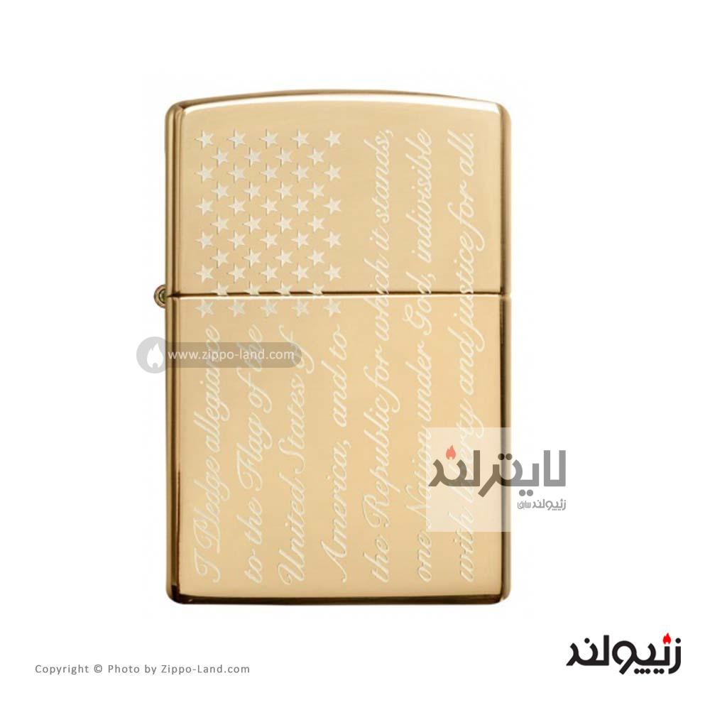 فندک زیپو مدل Pledge of Allegiance Design کد 49585 1 فندک زیپو مدل Pledge of Allegiance Design کد 49585