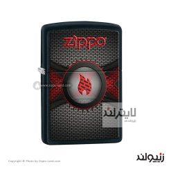 فندک زیپو مدل Red Metallic Flame کد 218