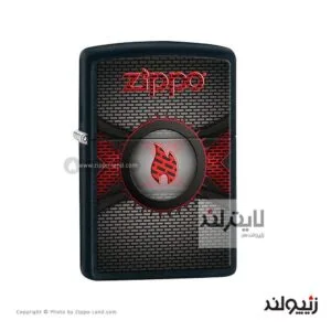 فندک زیپو مدل Red Metallic Flame کد 218