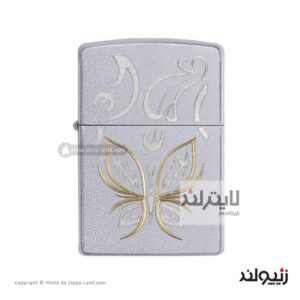 فندک زیپو مدل Golden Butterfly کد 24339