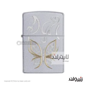 فندک زیپو مدل Golden Butterfly کد 24339